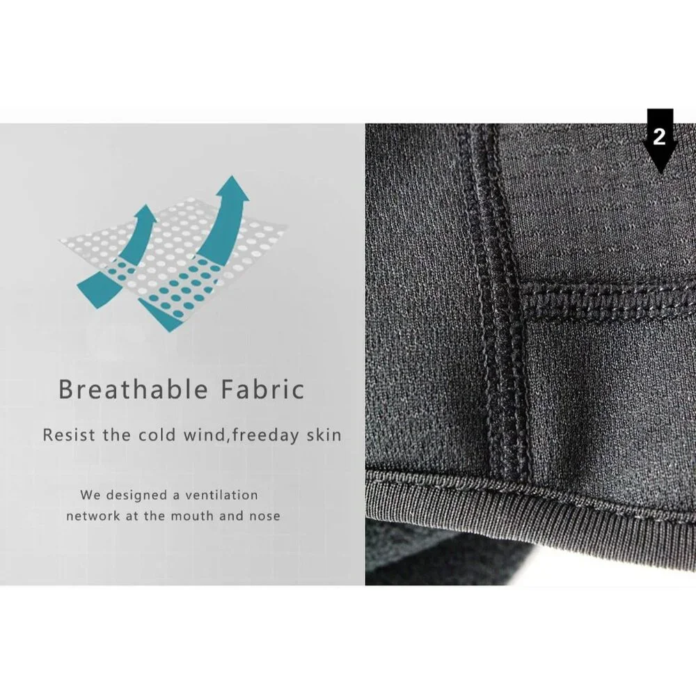 Balaclava Neck Warmer Mask Winter Ski Hood Breathable Thermal Cap